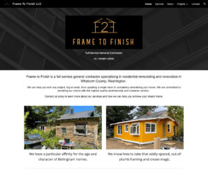 Case Study: Frame to Finish, Website Design and SEO