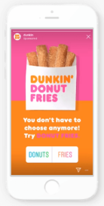 social media ad example